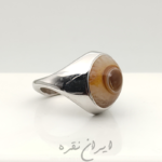 انگشتر دستساز رکاب فیلی نگین باباغوری